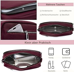 Bolsos Cruzados Bolso Bandolera De Piel Auténtica Con Correa Ancha Para Mujer, Bolso De Hombro Para El Trabajo (negro) Tmvgtek Para Estrenar | En Línea