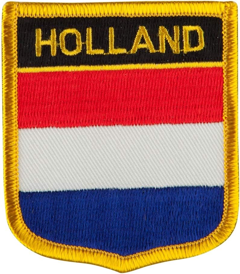 Ace World Europe Flag Embroidered Patch Shield