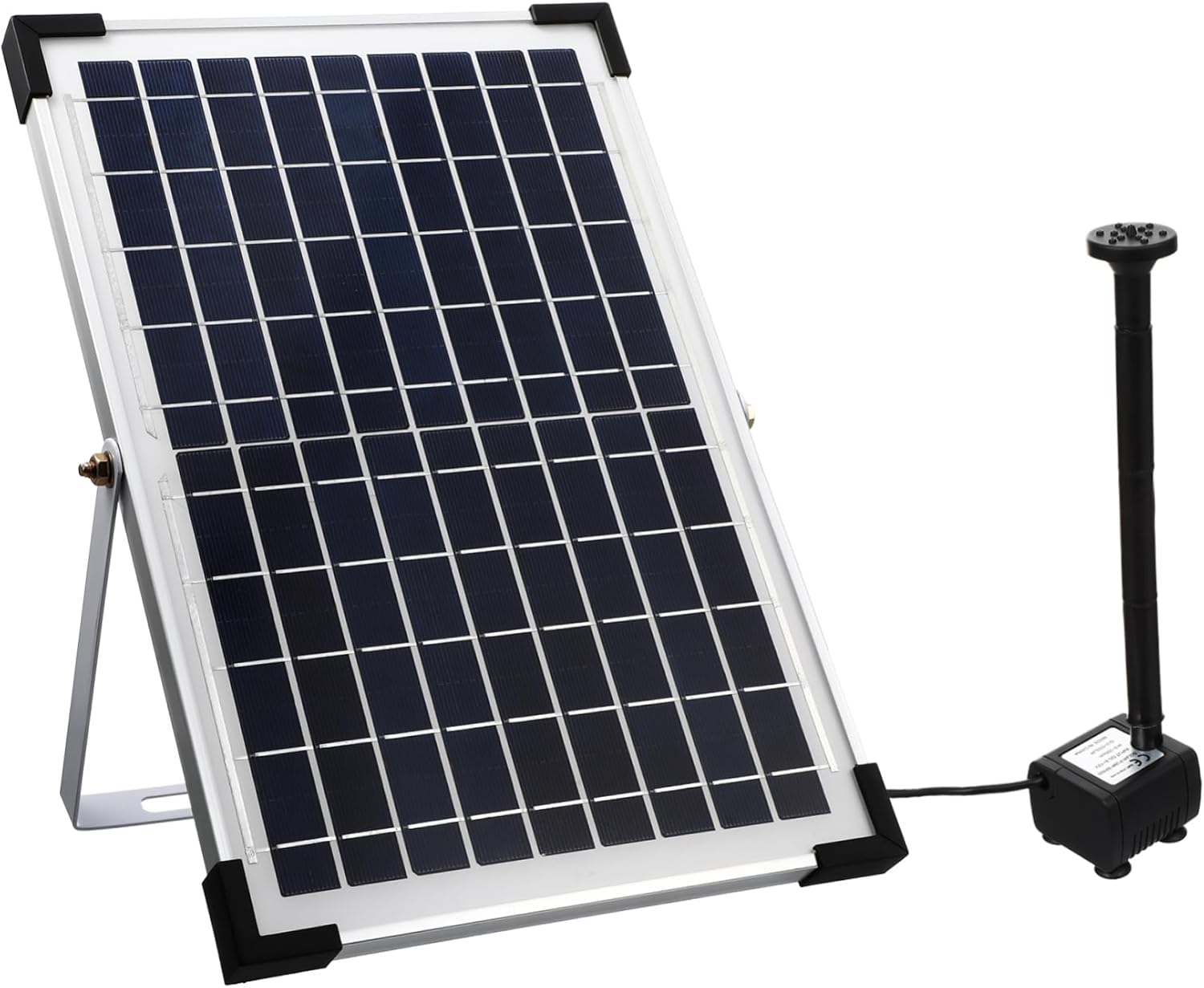 Solar Powered Fountain High Efficiency Outdoor Water Pump for Gardens Ponds and Lawns Easy Maintenance Lightweight Design Relaxing Ambiance