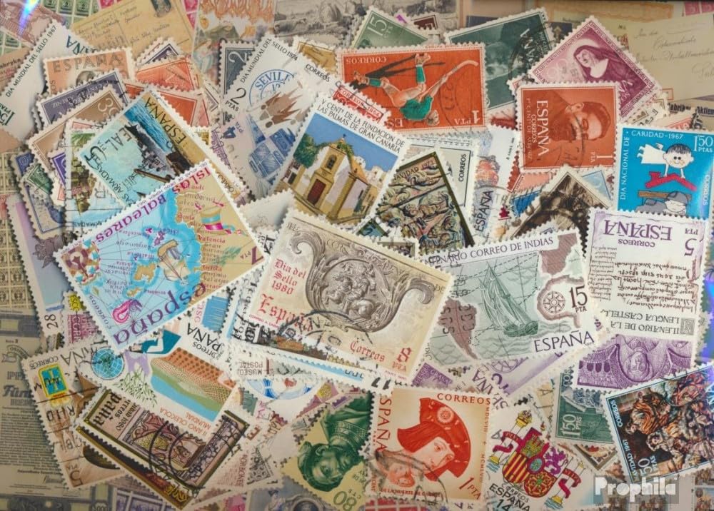 Prophila Collection España 300 Varios Sellos Especiales y Gran Formato (Sellos para los coleccionistas)