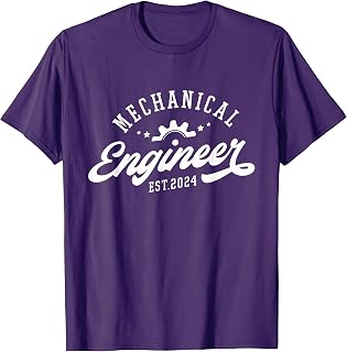 Mechanical Engineer Est 2024 Mechanical Engineer Graduation T-Shirt