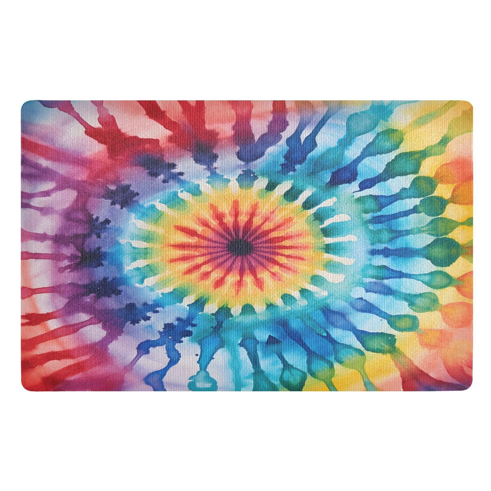 Paillasson d'interieur Tiedye V pour une entree propre