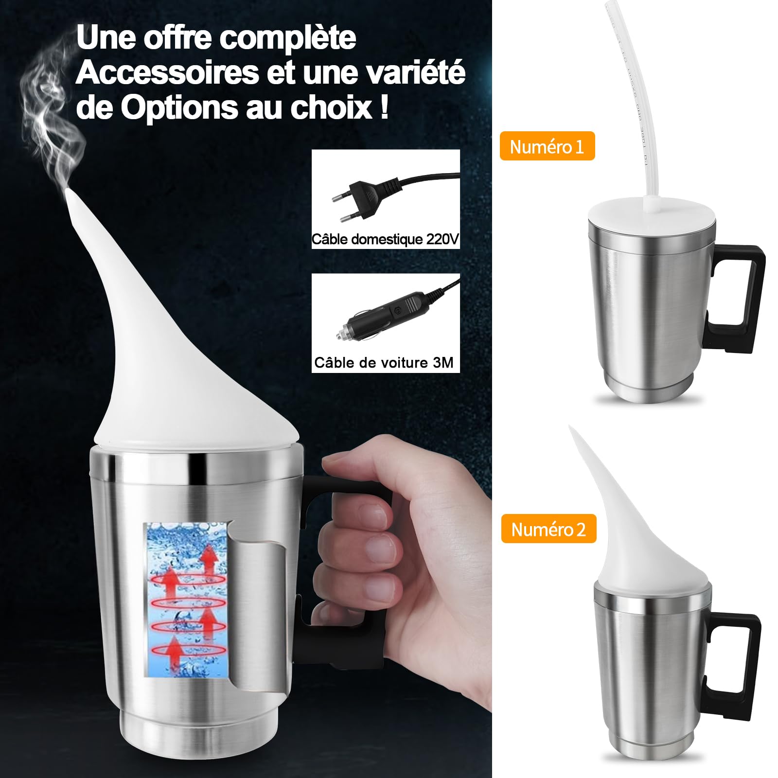 Kit Renovation Phare Voiture 1600g pour l'Oxydation et Les Rayures, Renovateur Phare Voiture avec 6 Feuilles de Papier Abrasif, Polymerisation Phare avec Boîte de Rangement et Chauffage