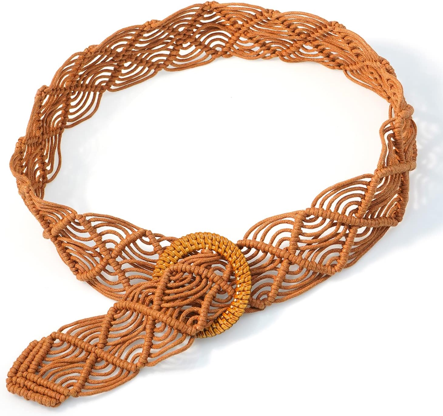 Suyi Boho Belt for Women Braided Woven Belts Bohemian Waist Belts for Dress - Image 5