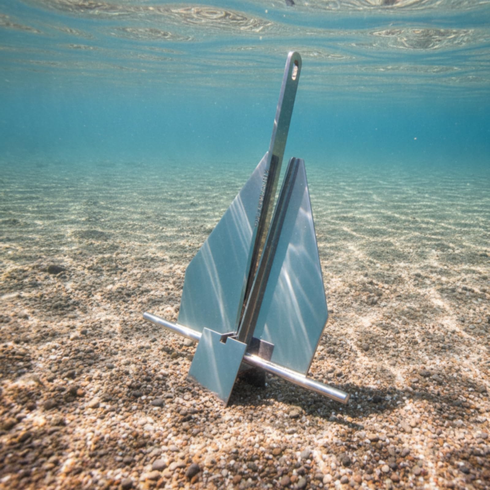Faltanker mit Schaft faltbar Pflugscharanker hochglanzpoliert Bootsanker für Angler, XHDFSM7.0KG
