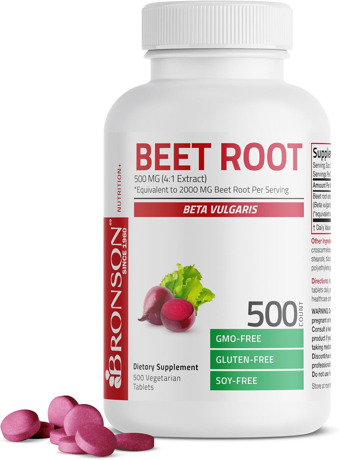 Amazon.com: Bronson Beet Root Extra Strength (Equivalent to 2000mg Beet ...