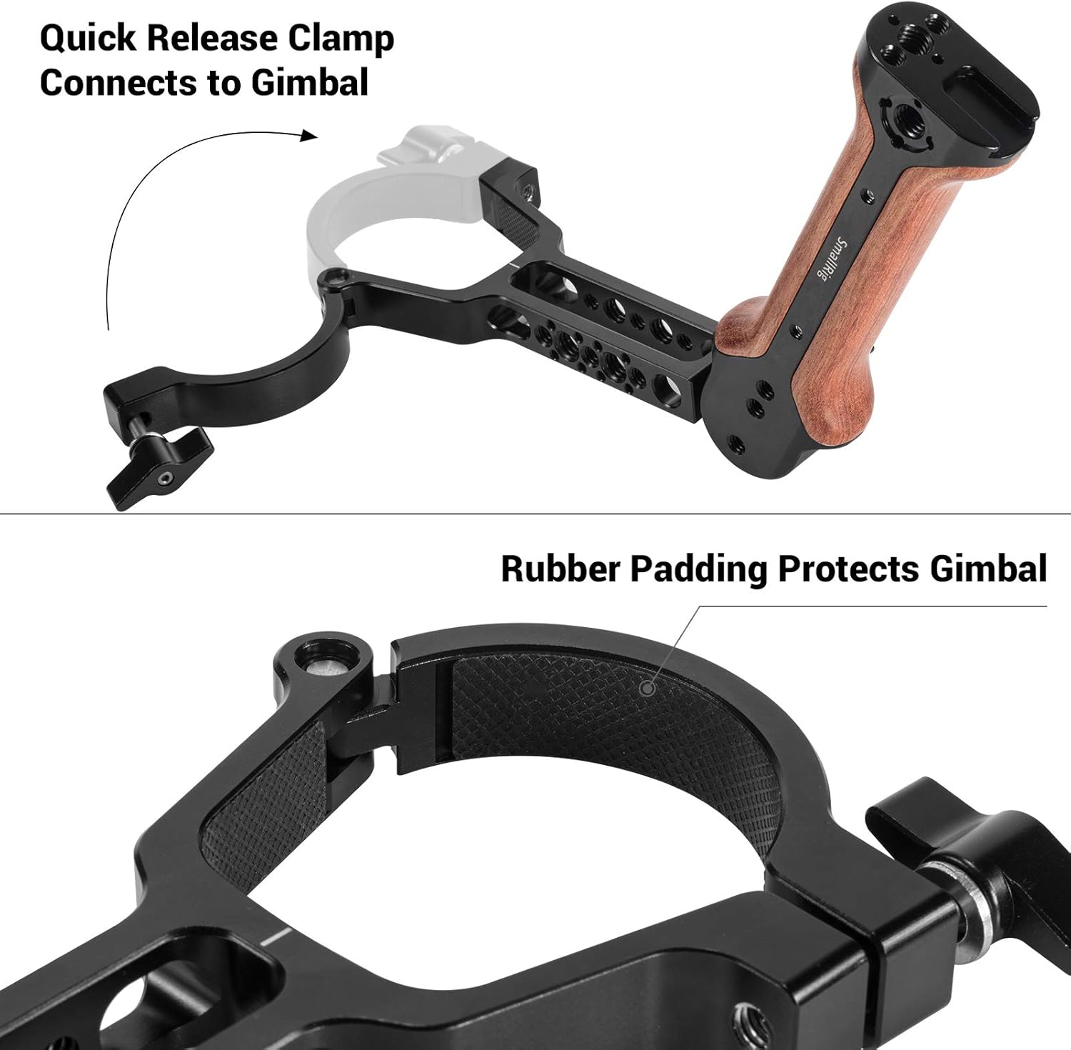 Bеѕt Dеаl 🛒 SMALLRIG Adjustable Wooden Handle Hand Grip for DJI Ronin SC Gimbal – BSS2413
