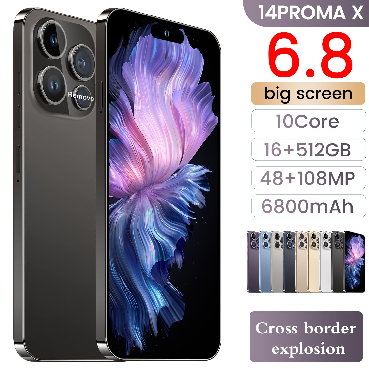 Amazon.com: A SLICE RED 14PROMA X Unlocked Cell Phone,Long