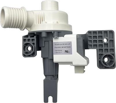 Washer Drain Pump Fit for Whirlpool WTW5000DW1 WTW5000DW2 WTW7000DW1 WTW7000DW2 WTW7300DW1 WTW7300DW2 WTW7500GC0 WTW7500GC2 WTW8000DW1 WTW8000DW2 WTW8000DW3 WTW8000DW4 WTW8040DW4 WTW8500DC1 WTW8500DC2