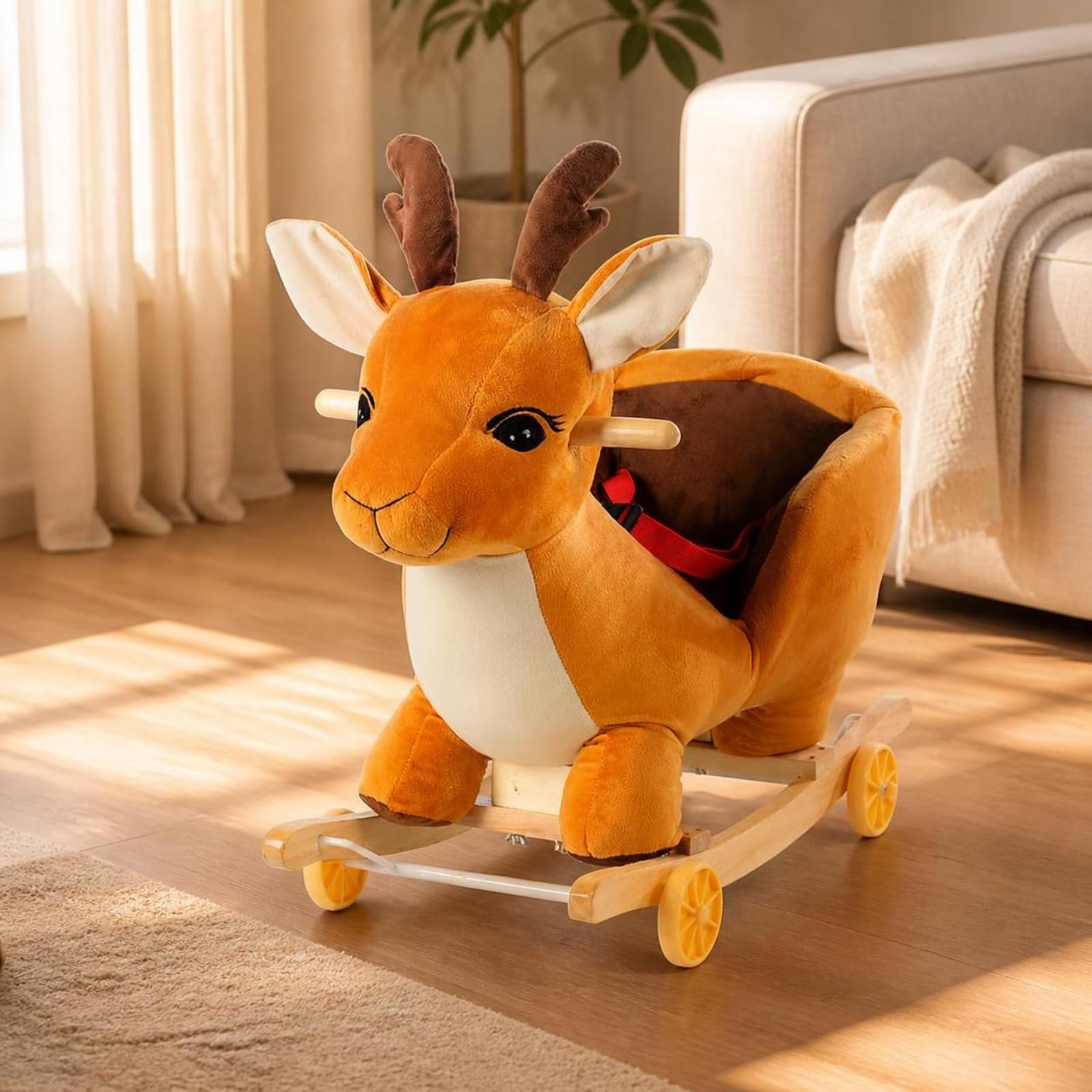 Balancín Animales Peluche Estable