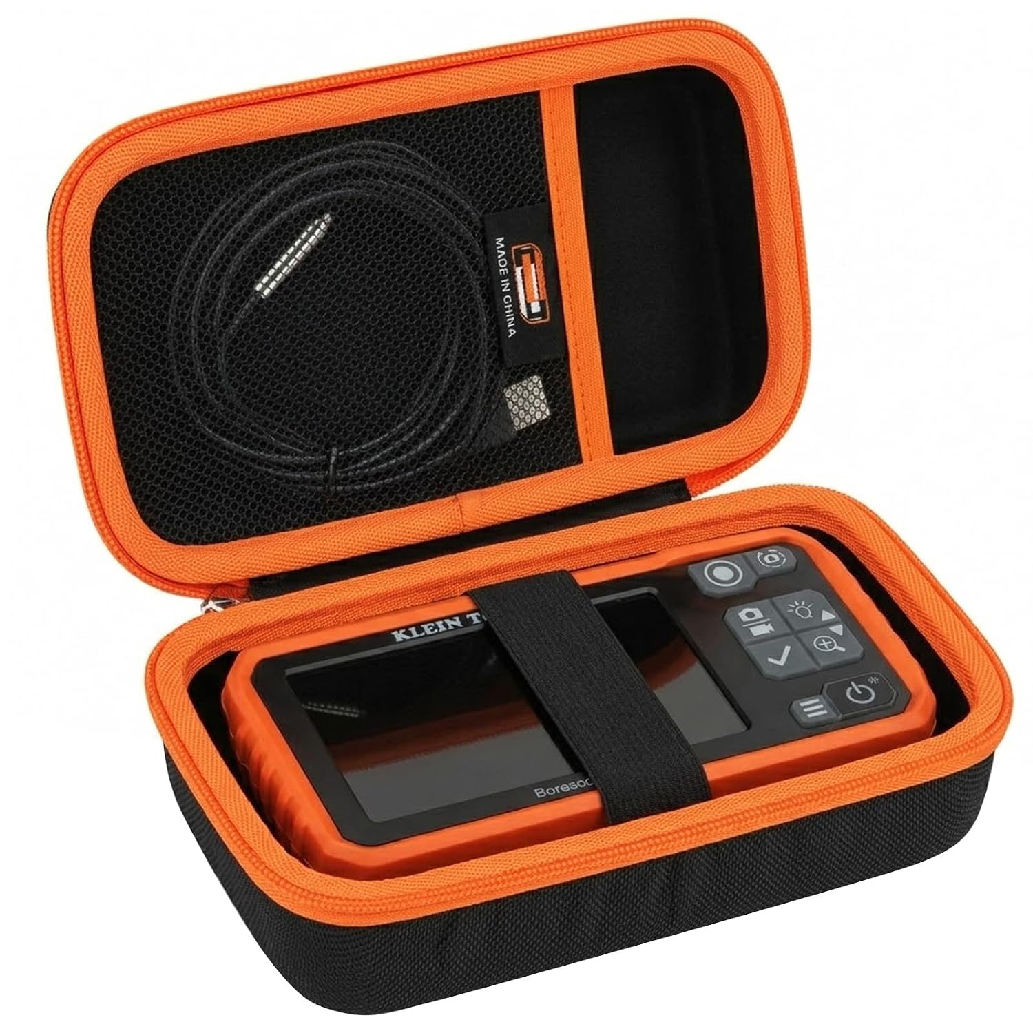 Hard EVA Carrying Case Compatible with Klein Tools ET17 Utility Borescope Endoscope Inspection Camera, Portable Shockproof Storage Box (Case Only)