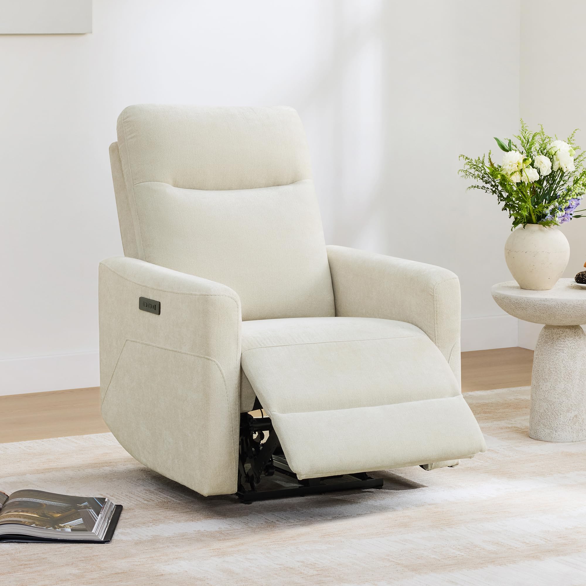 CHITA Cream Power Recliner