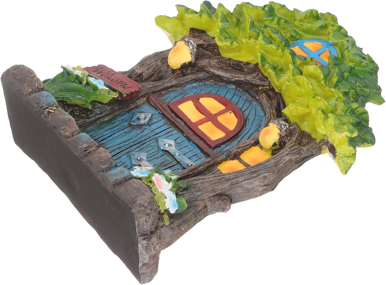 Yardwe Outdoor Fairy House Door Decorative Miniature Fairy Door for Garden Decor Creative Craft for Balcony and Park and Elegant