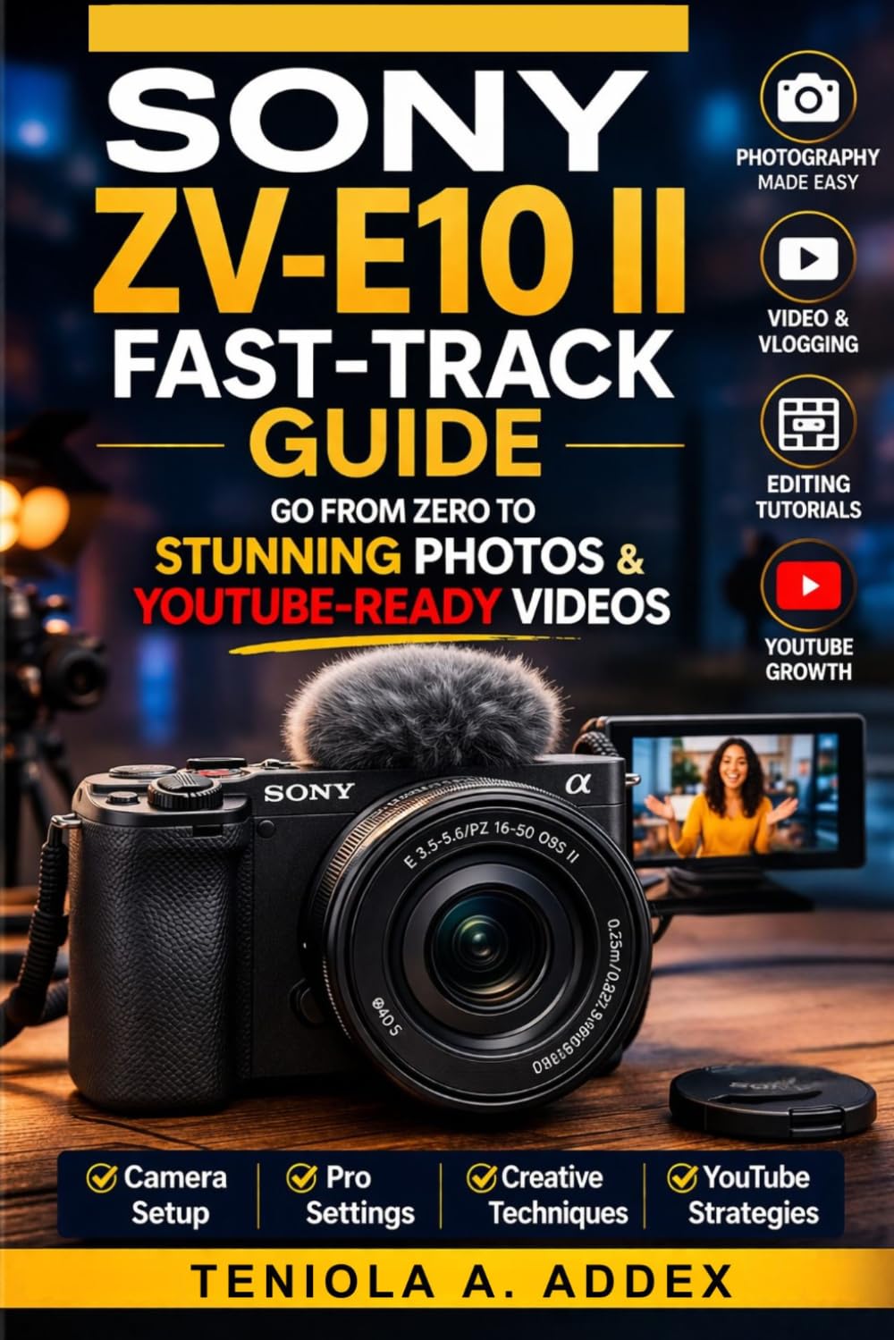 SONY ZV-E10 II FAST-TRACK GUIDE: Go from zero to stunning photos and youtube ready videos