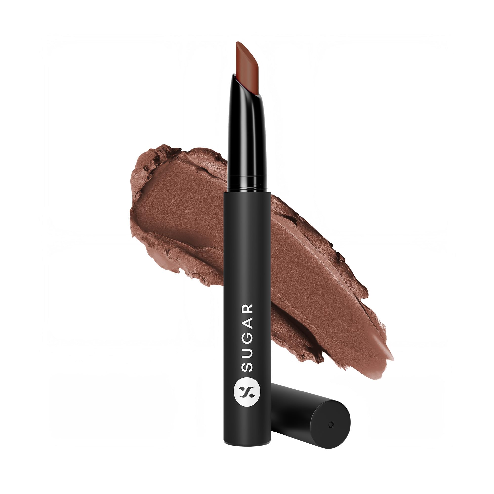 Matte Attack Lipstick for Women | Transferproof & Smudgeproof | Lasts upto 12hrs | Enriched With Jojoba Oil | 2gm - Caffeine Bandit