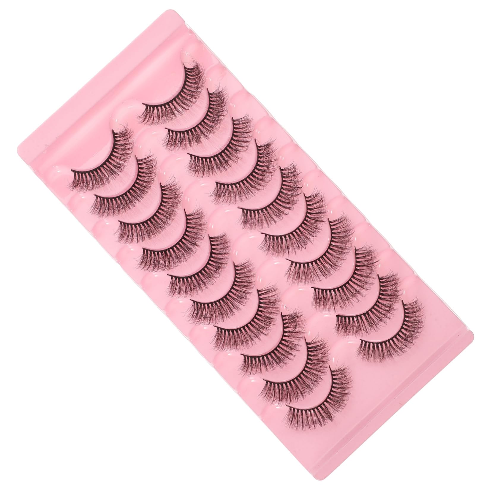 FRCOLOR 40 Paia Ciglia finte Ciglia estensioni delle ia lunghe ia finte piene naturali per le donne ia naturali Riccio Accessori 7d Imitazione