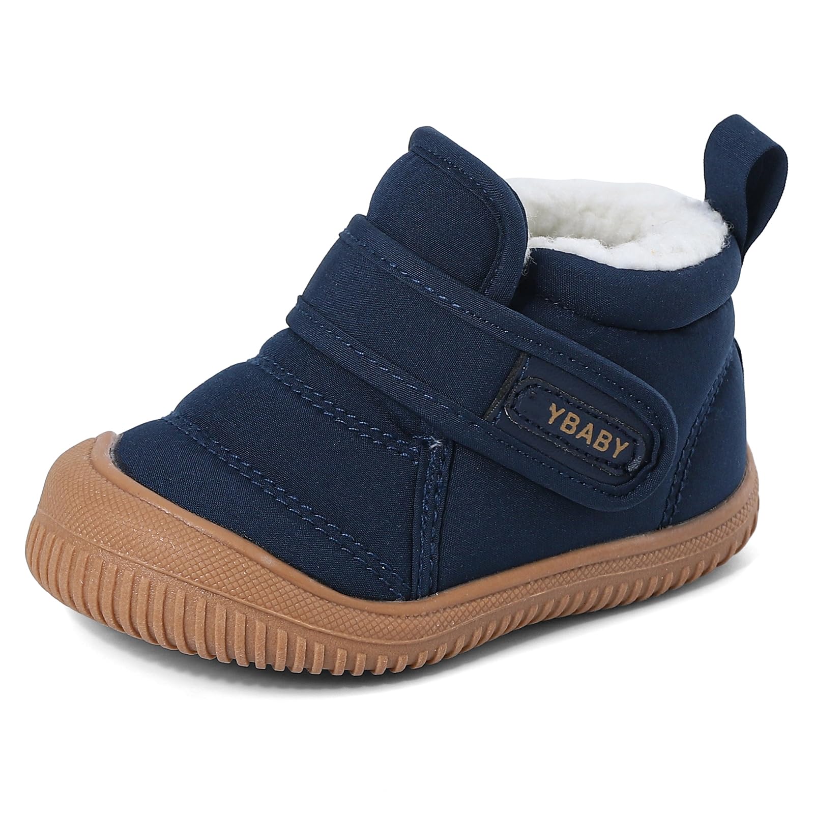 1-5 Année Hiver Bottines Bebe Garçon Fille Chaud Chaussures Pour Enfant Tout-petit Fourrée Doublure Antidérapant