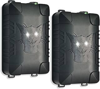 2packs Mouse Deterrent Ultrasonic Outdoor for Car Engine, Warehouse, Attic Barn - Rodent Repellent - Rat Repellent Outdoor - Mouse Repellent for Cars - Rodent Repellent for Car Engines