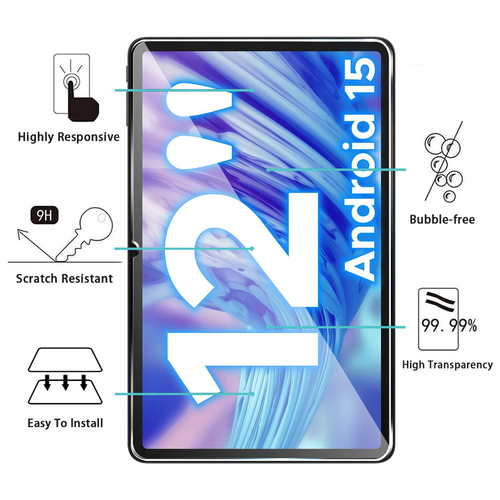 MEMELOKA Vetro Temperato per DOOGEE Vmax Play/V max Play, 2 Pezzi [Anti-Impronta][Senza Bolle][Alta Sensibilità] Durezza 9H Antigraffio HD Pellicola Protettiva per DOOGEE Vmax Play