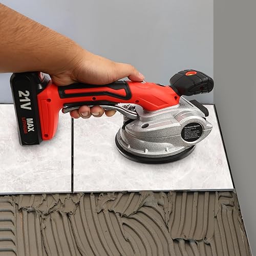 Miniatura 5 de Herramienta de vibración inalámbrica de azulejos de 95 W, herramientas de azulejos para instalación, 13000 Rps de mano 6 velocidades, herramienta de