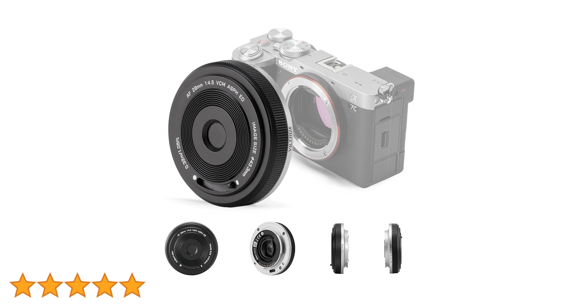 Amazon.co.jp: VILTROX AF 28mm F4.5 FE Chip Eマウントカメラ