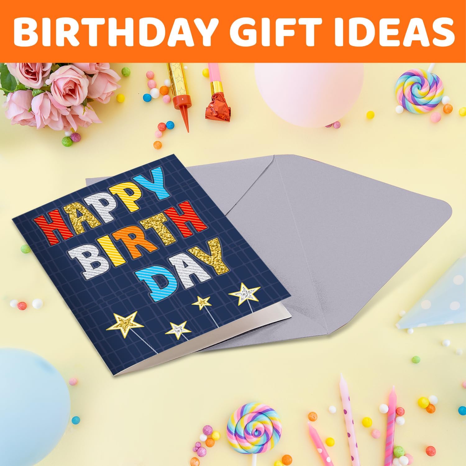 HAPPYPOP Elderly Birthday Gifts - Birthday Socks for 71-100 Years Old with Greeting Card - Image 6