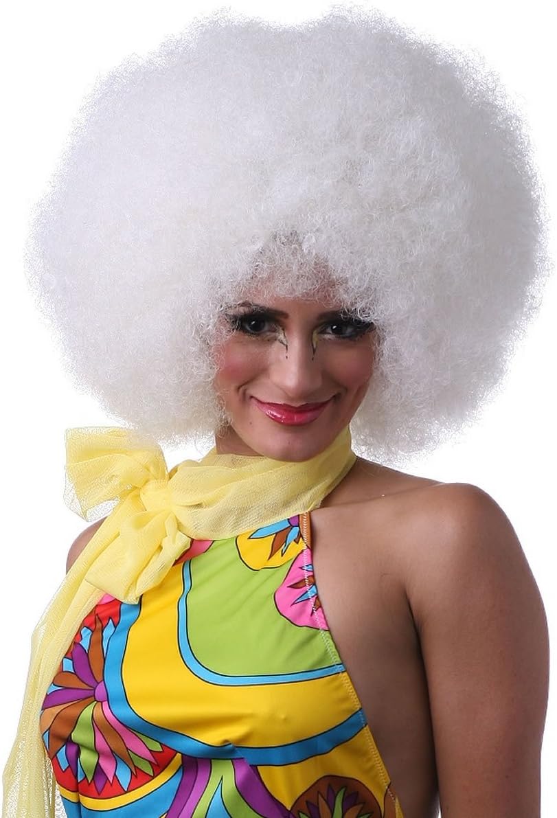 Jumbo Clown Wig White