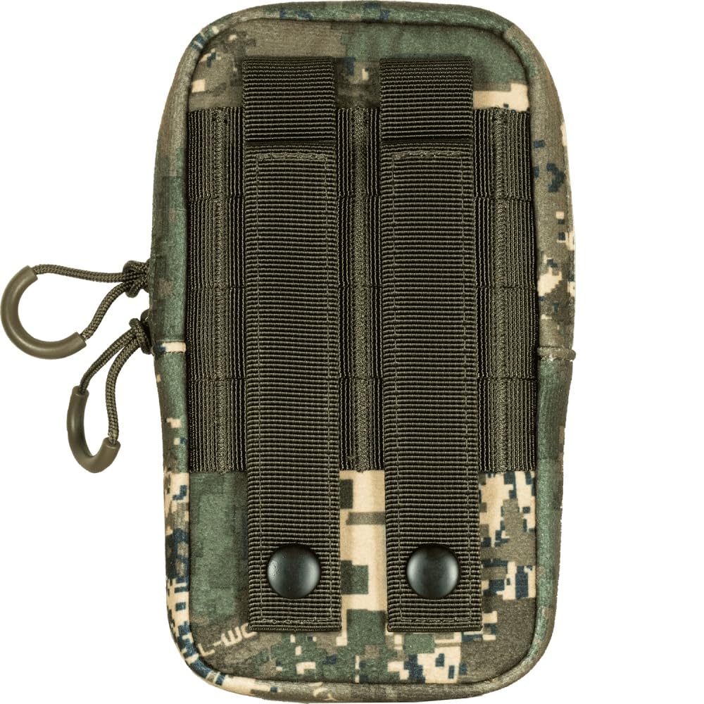 Multi-Tasche (Optimax 2S) für Fernglastasche, Bino Harness - Universaltasche, Handytasche für die Jagd und Pirsch, geräuschlos, getarnt, Camo, Molle, modular