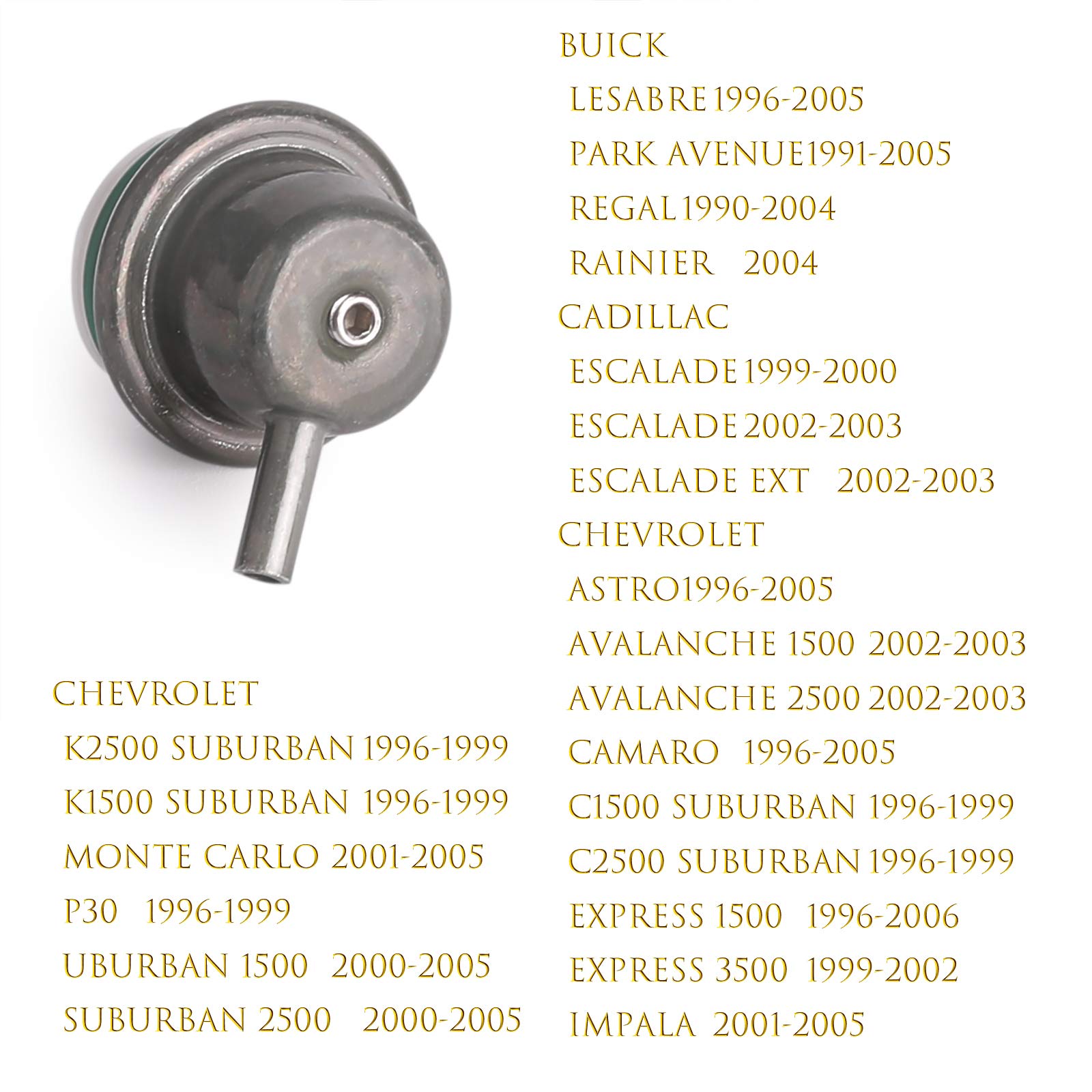 Fuel System Part ACDelco GM Original Equipment Fuel Injection Pressure ...