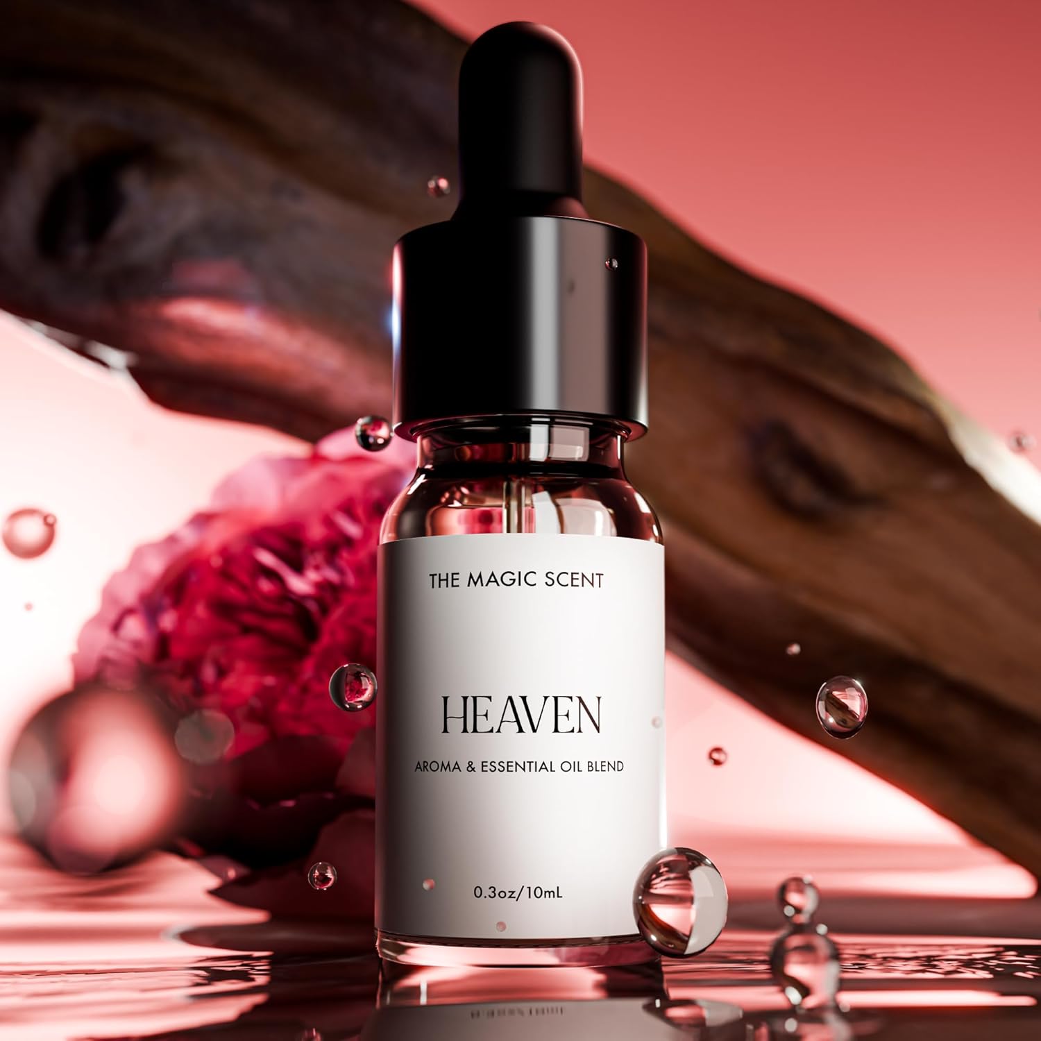 The Magic Scent Santal, Heaven, and Mahogany & Teakwood Discovery Set (3 x 10ml): Hotel Diffuser Oils Scents for Home - Clean & Premium - Designed for Use in All Diffusers