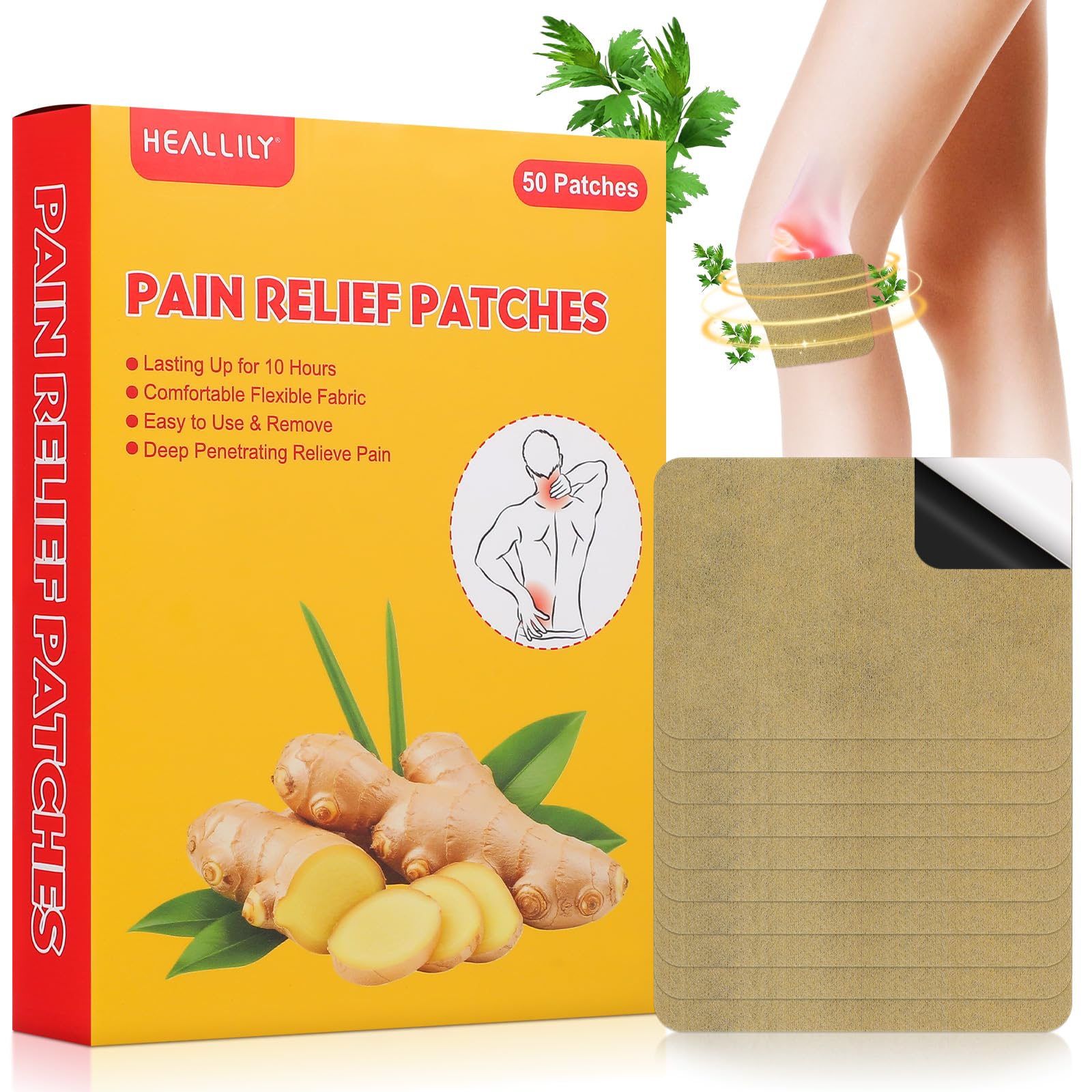 HEALLILY Self-Heating Ginger Patch