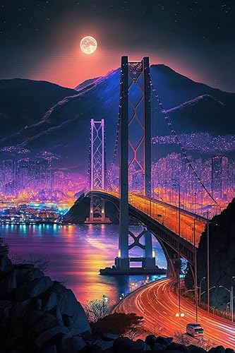 Miniatura 8 de Pintura colorida de diamantes para casa de caricaturas, divertida interacción de bricolaje, pintura digital para adultos y niños, adecuada para