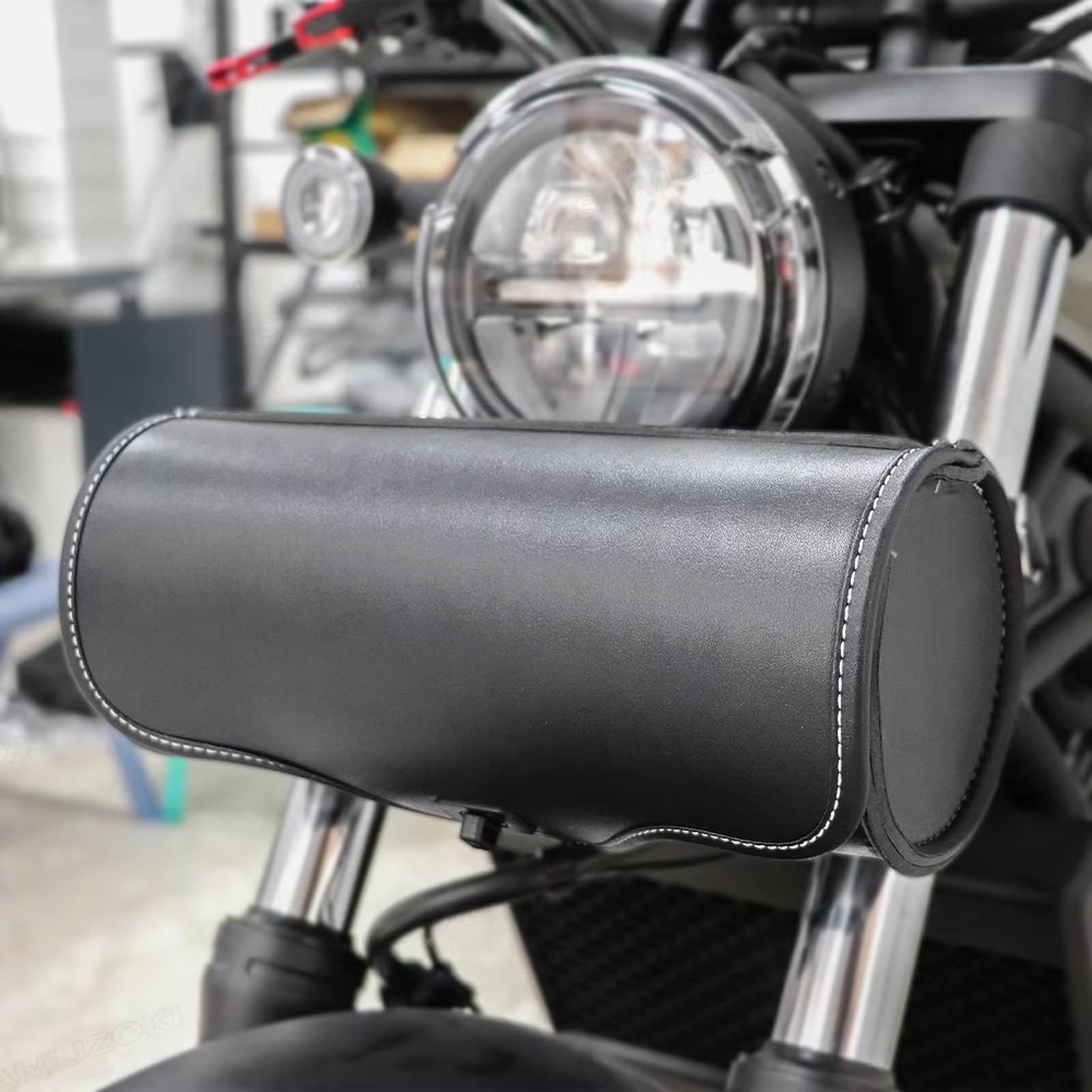 Motorrad Gepäcktasche Kompatibel Mit Chopper Für Bobber Für Cruiser Für Sportster Für XL 883 1200 Motorradtasche Satteltaschen Til Werkzeugtasche Gepäck Universal