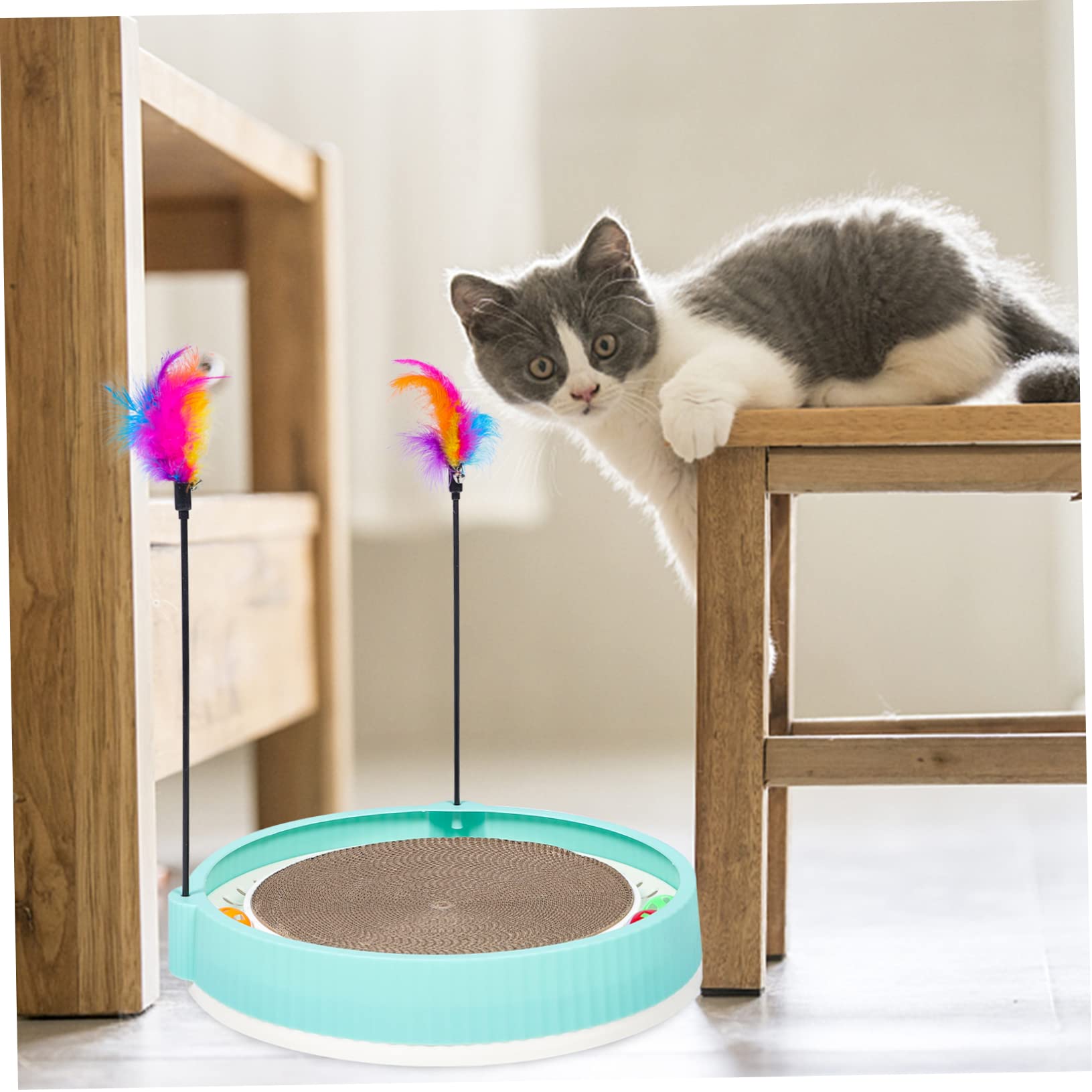 INOOMP Tablero Rascador Doméstico Artículos Suelo Rascador Reutilizable para Gatitos