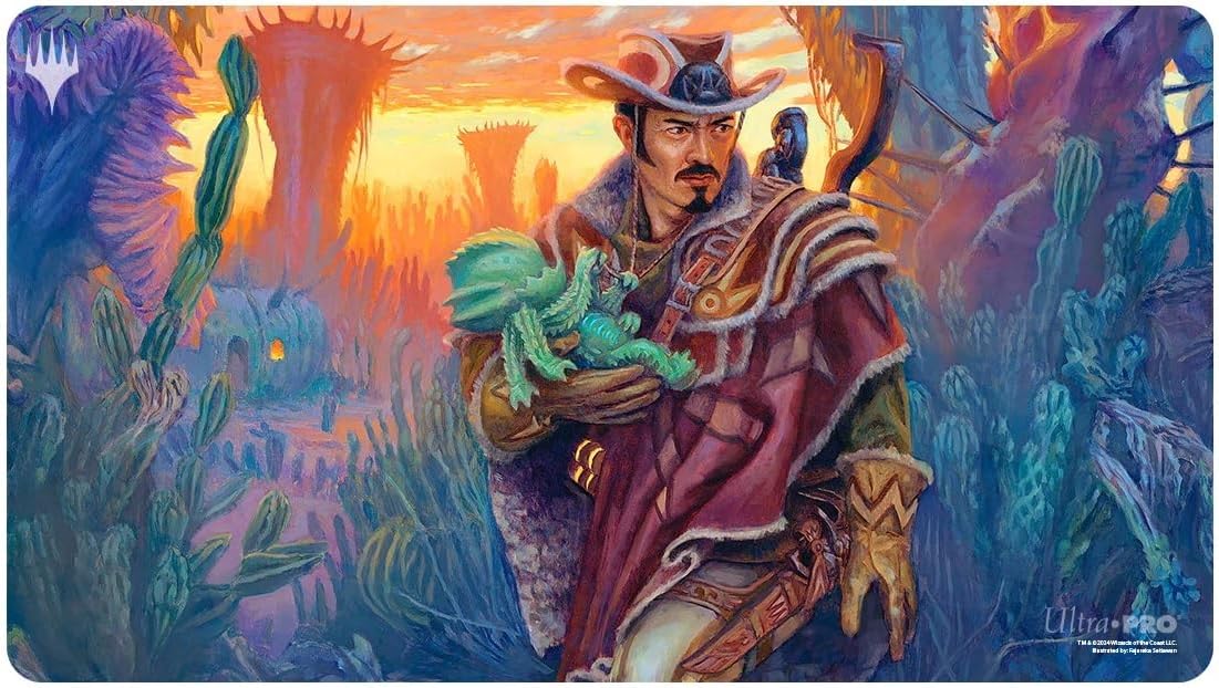 Ultra PRO - Outlaws of Thunder Junction Playmat Ft. Slickshot Show-Off for Magic: The Gathering, Limited Edition Unique Artistic Collectible Card Gaming TCG Playmat Accessory