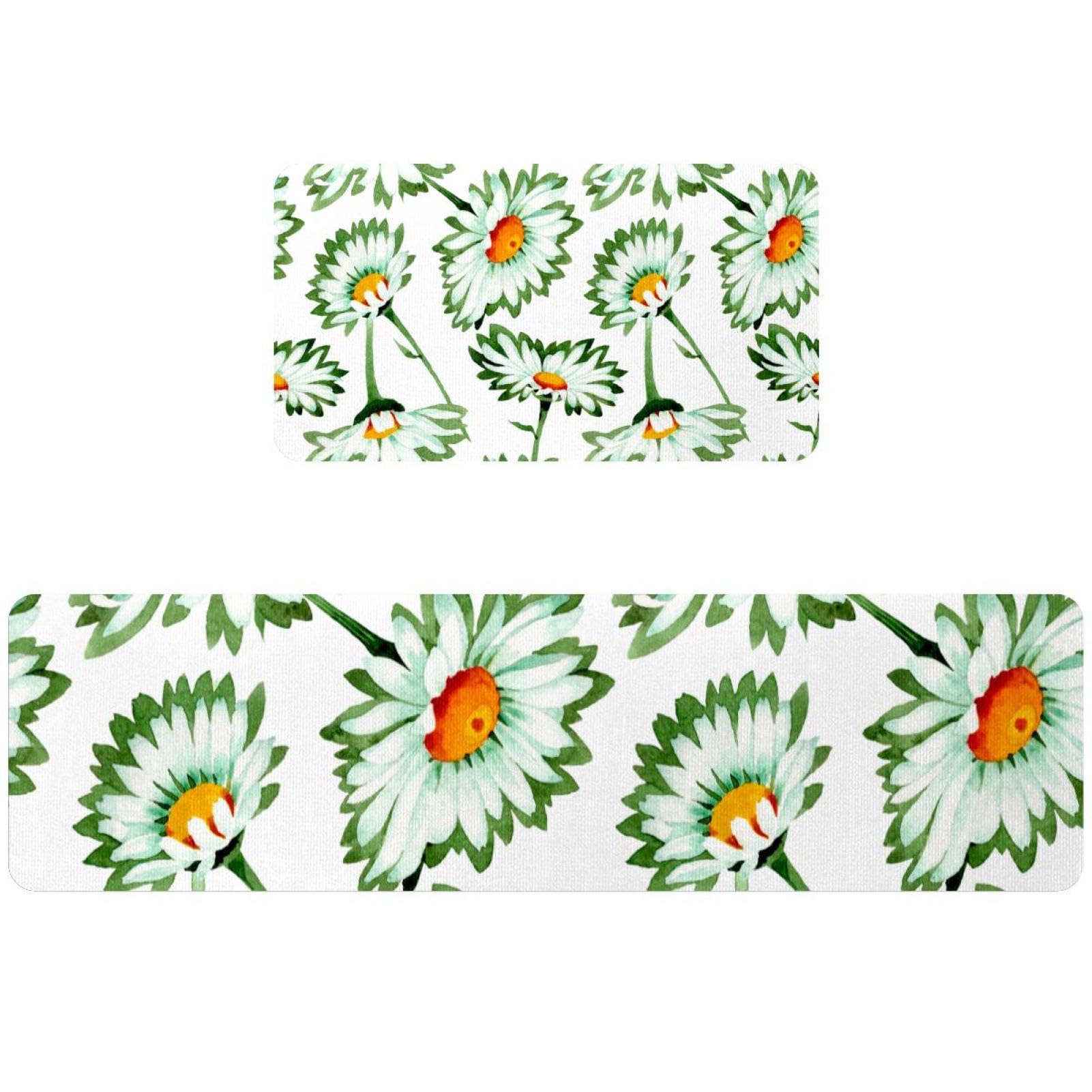 Tapis de cuisine absorbant lavable lot de 2 grand format pour couloir maison