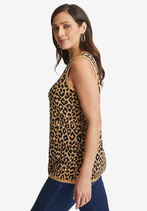 Jessica London Fine Gauge Mockneck Sweater