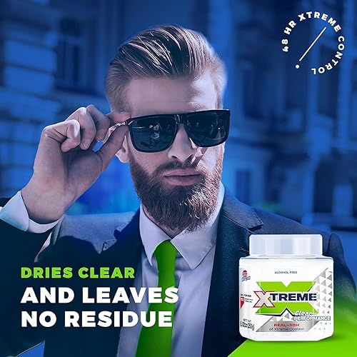 Miniatura 3 de Xtreme Clear Performance Wet Look Styling Gel para hombre, sin alcohol, 8.81 onzas, paquete de 3