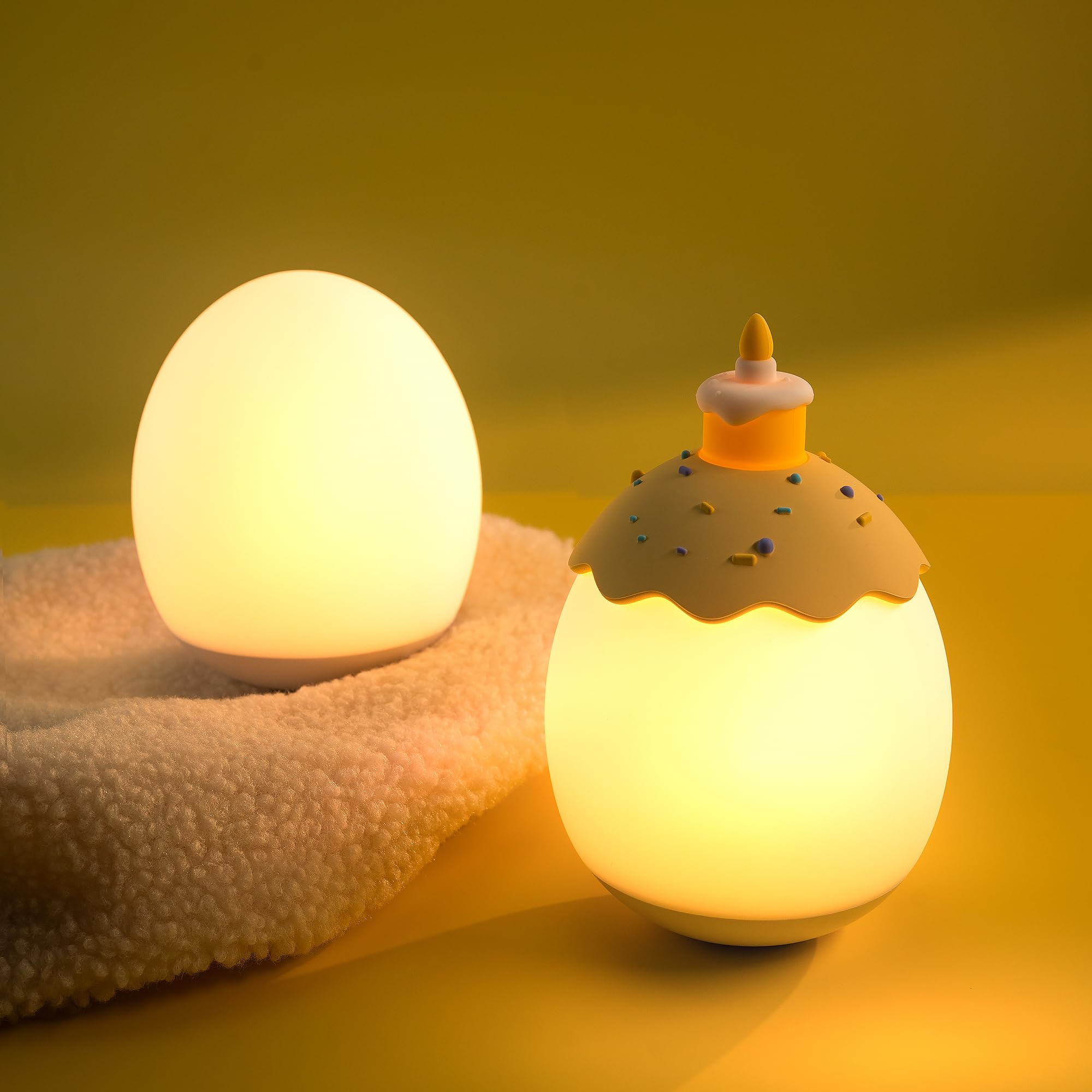 Silikon-Nachtlicht für Babys, Ei-Nachtlicht für Babyzimmer, 3-stufiges Dimmen und 30-Minuten-Timer, tragbare Kinderzimmer-Nachtlampe zum Stillen, Kinderzimmer, Kleinkinder, Mädchen, Jungen