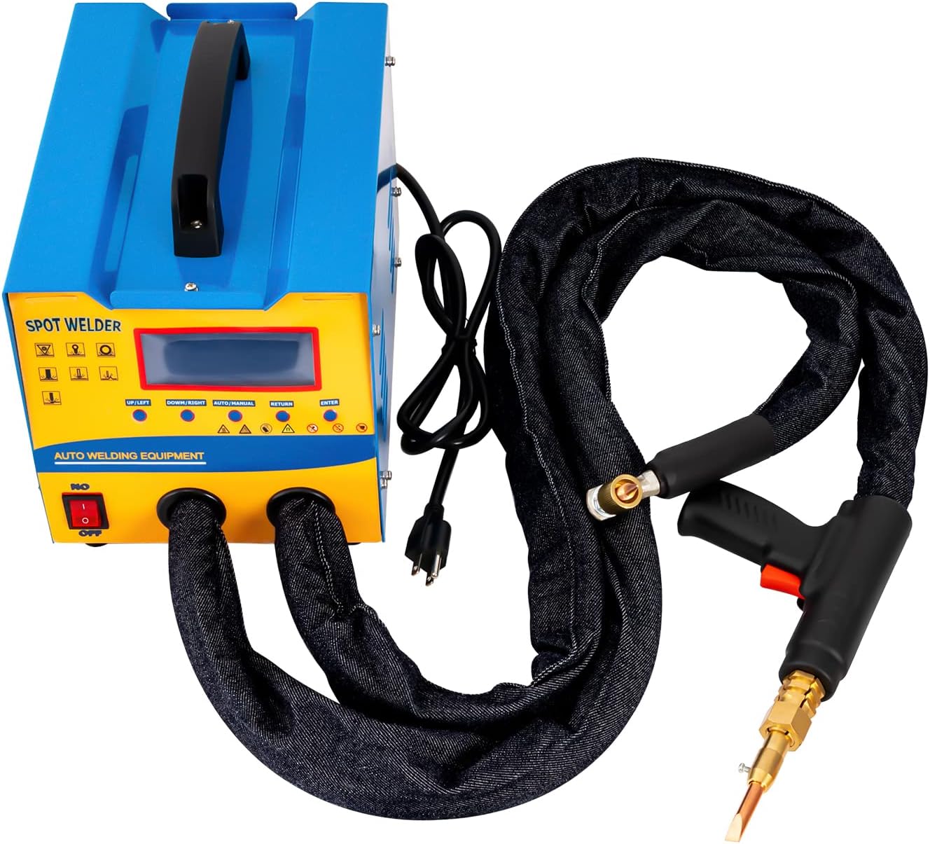DYRABREST 110V Spot Welder Dent Puller, 3000W Stud Welder Dent Repair Kit, 7 Models Spot Welding Machine for Car Body Dent Repair