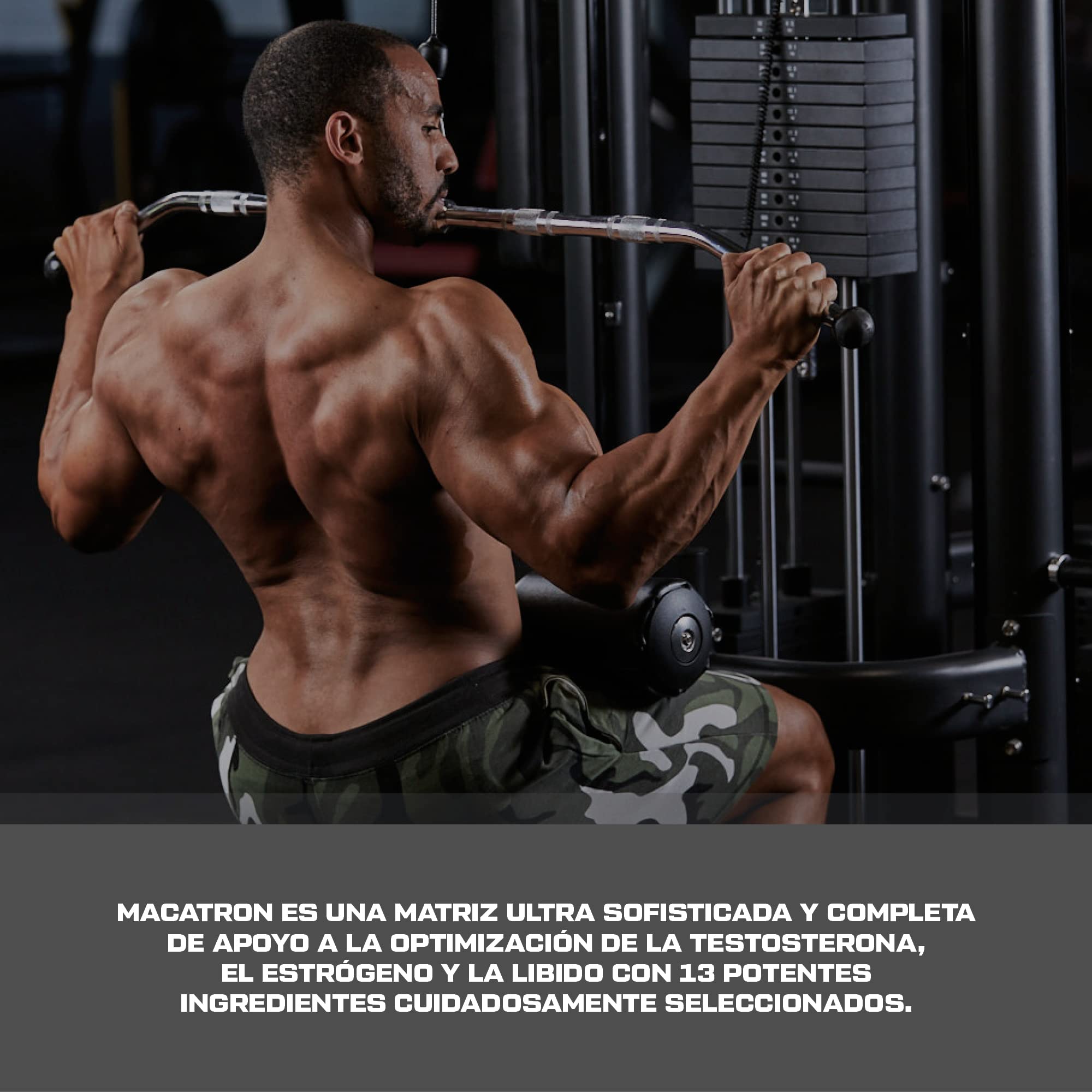Scitec Nutrition Macatron, testosterona Hardcore, apoyo a la optimización de estrógenos Maca, testofen®, daa testosterone complex, 108 cápsulas