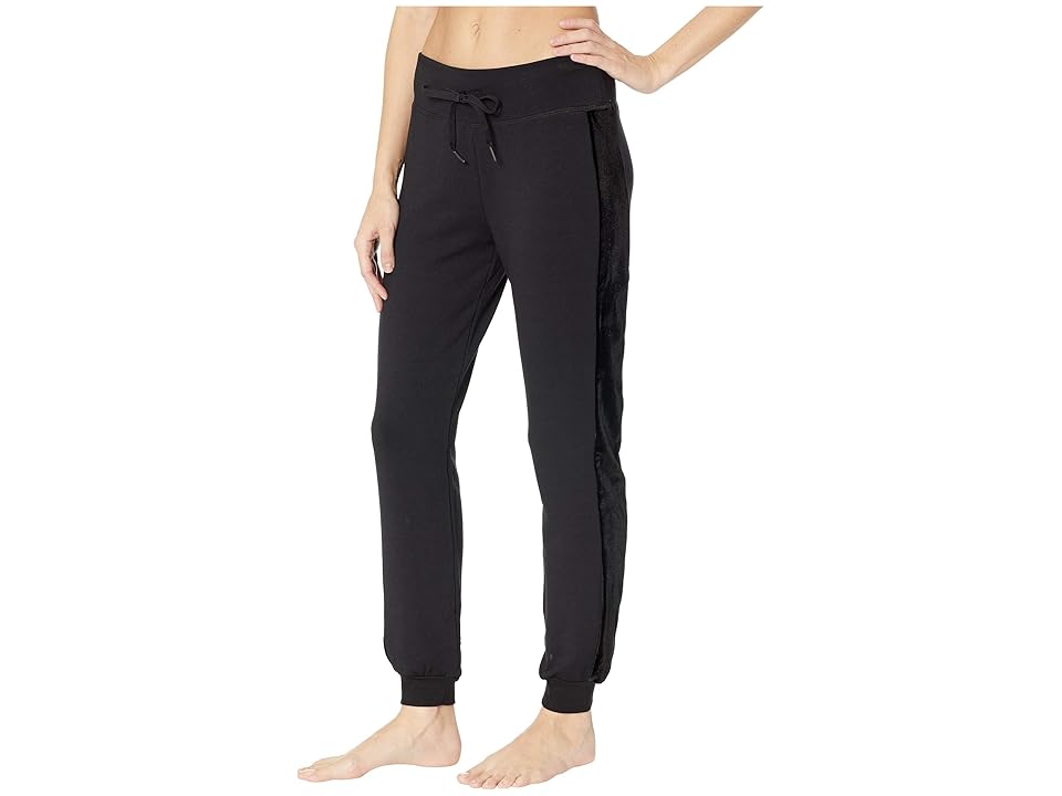 

Beyond Yoga Shine On Tuxedo Joggers (Black) Women's Casual Pants