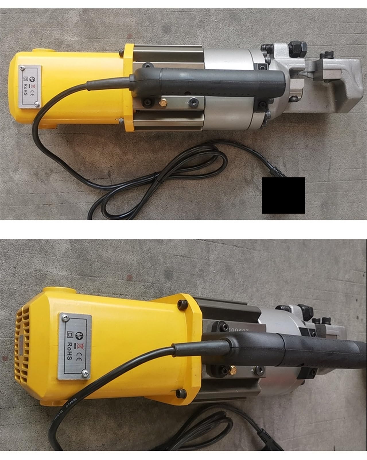 Ręczna przecinarka do prętów zbrojeniowych, elektryczna hydrauliczna maszyna do cięcia prętów zbrojeniowych liną stalową do cięcia prętów zbrojeniowych w budownictwie