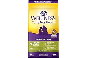 Wellness Complete Health Dry Dog Food with Grains: Wholesome Nutrition for Adult Canines