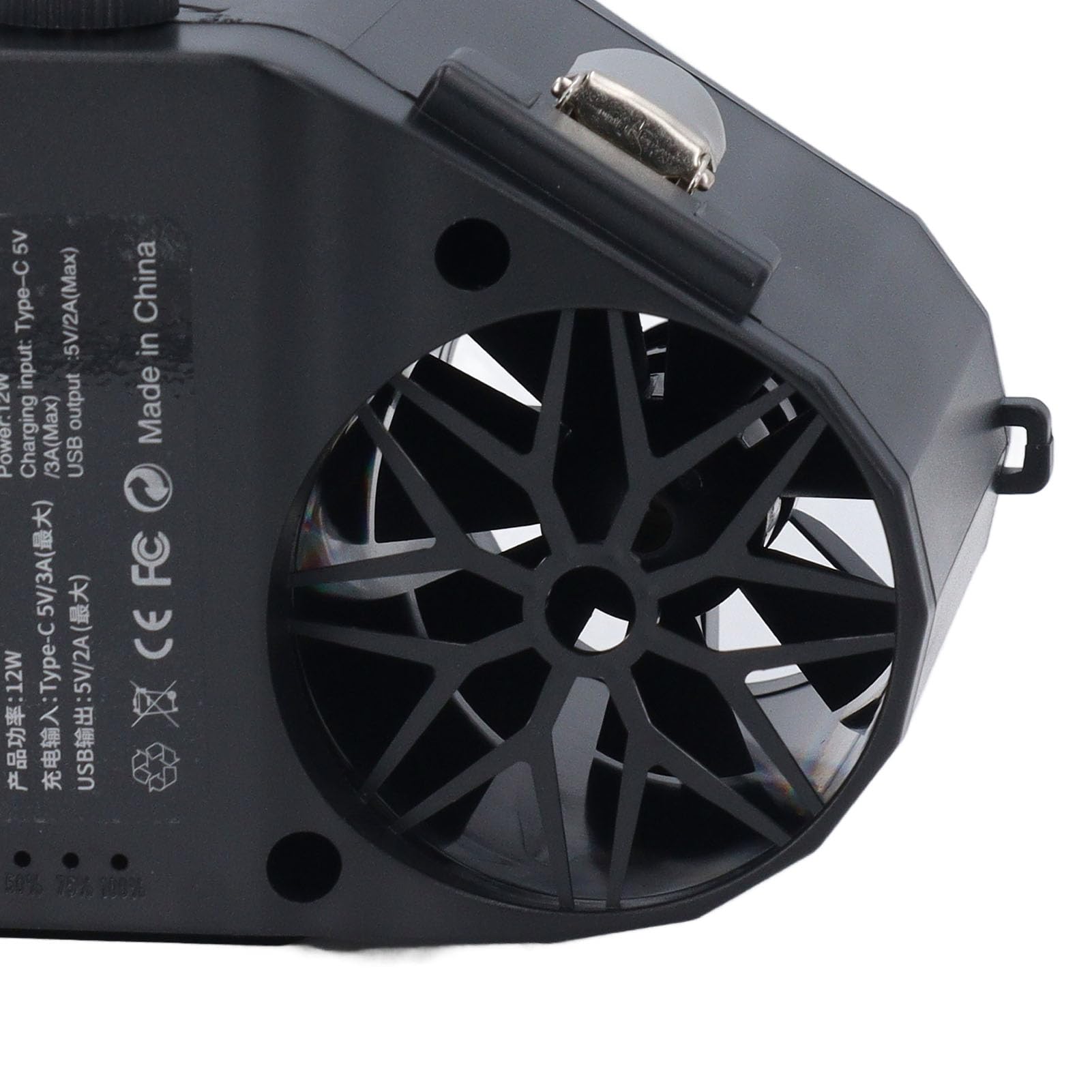 Ausla Ventilador de Cintura, Ventilador Portátil Recargable con Clip de
