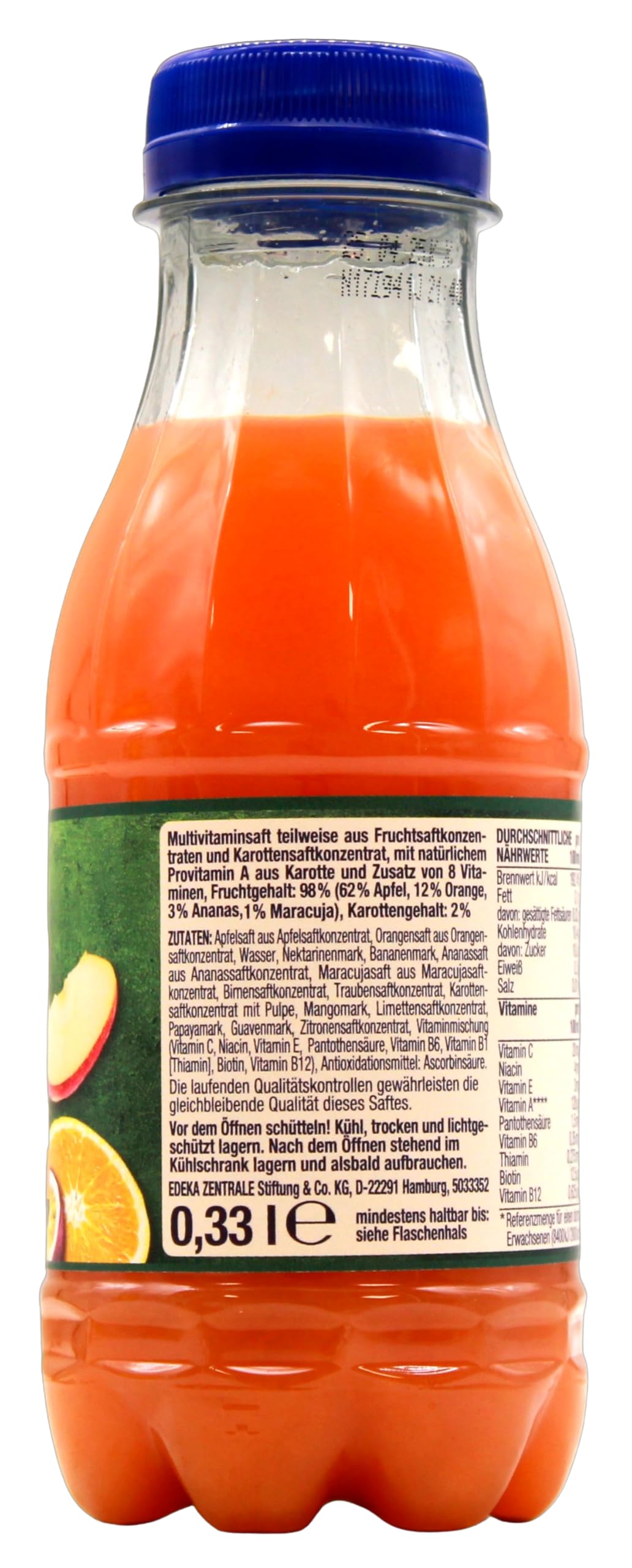 Edeka Herzstücke milder Multi Saft, 24er Pack (24 x 0.33 l) EINWEG
