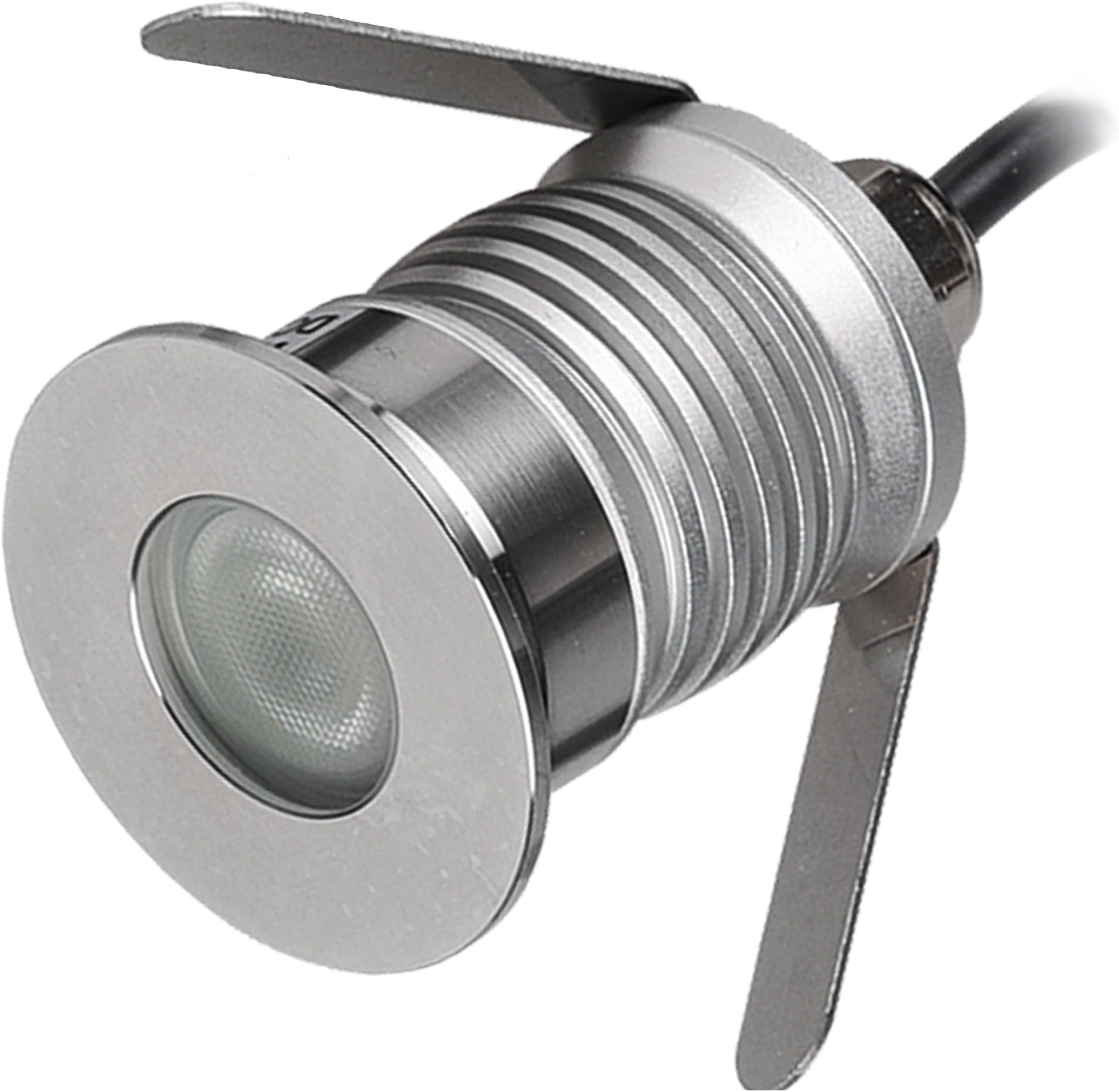 LED In-Ground Lights,1W DC12V-24V, IP67 Waterproof Aluminum Stainless Steel Buried Underground Lamps,Outdoor Landscape Lightings,Warm White-3000K,1 Pack