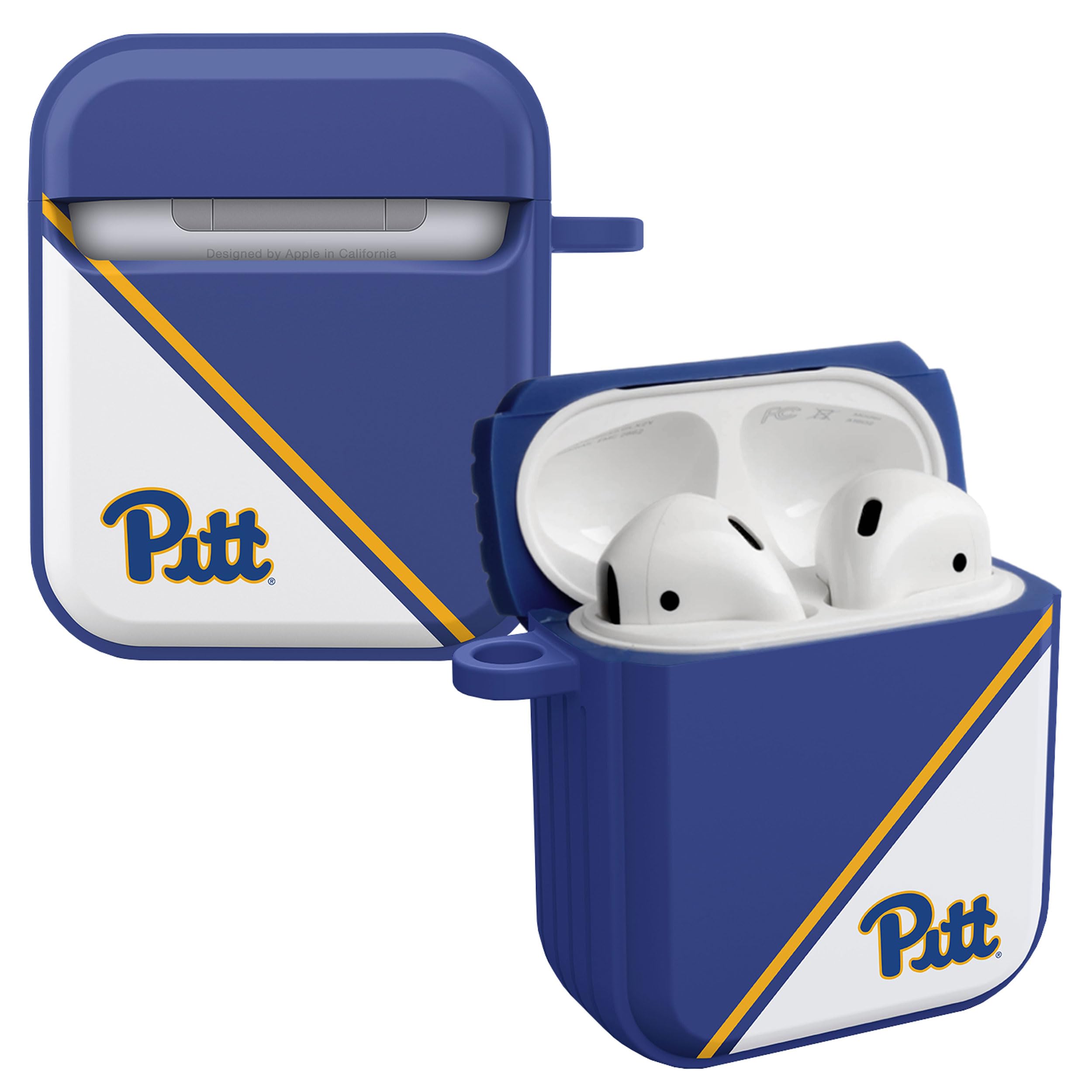 Affinity Bands Pittsburgh Panthers Champion Series HDX Case Cover Compatible with Apple AirPods Generations 1 & 2