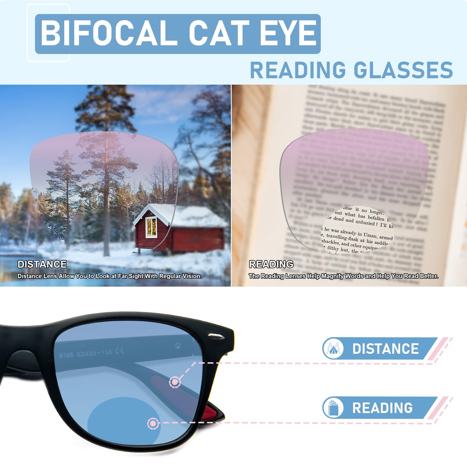 KoKoBin Bifocal Reading Glasses UV400 Protection Sunglasses Anti Blue Light for Women Men Computer Sunreaders (3 Pack, 1.5, diopters) - Image 4