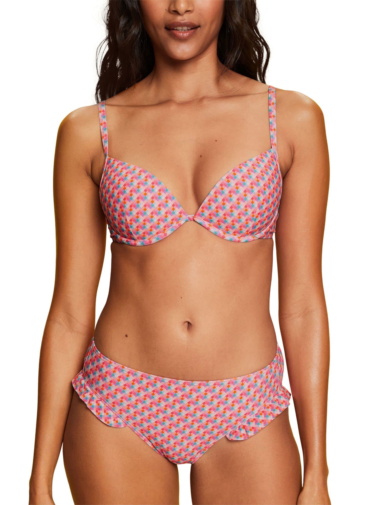 Bikini plongeant Esprit fuchsia : le maintien idéal pour les bonnets B